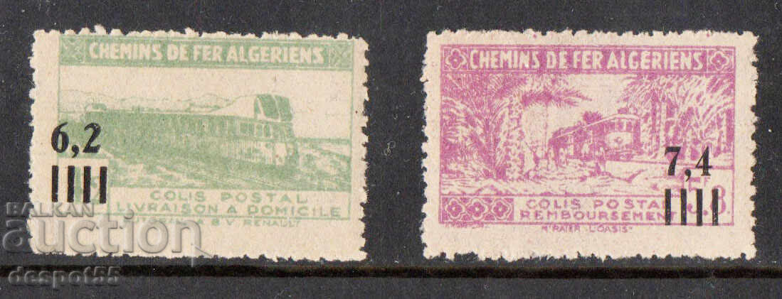1945. Algeria - French colonies. Trains. 1945. Algeria - French colonies. Trains.