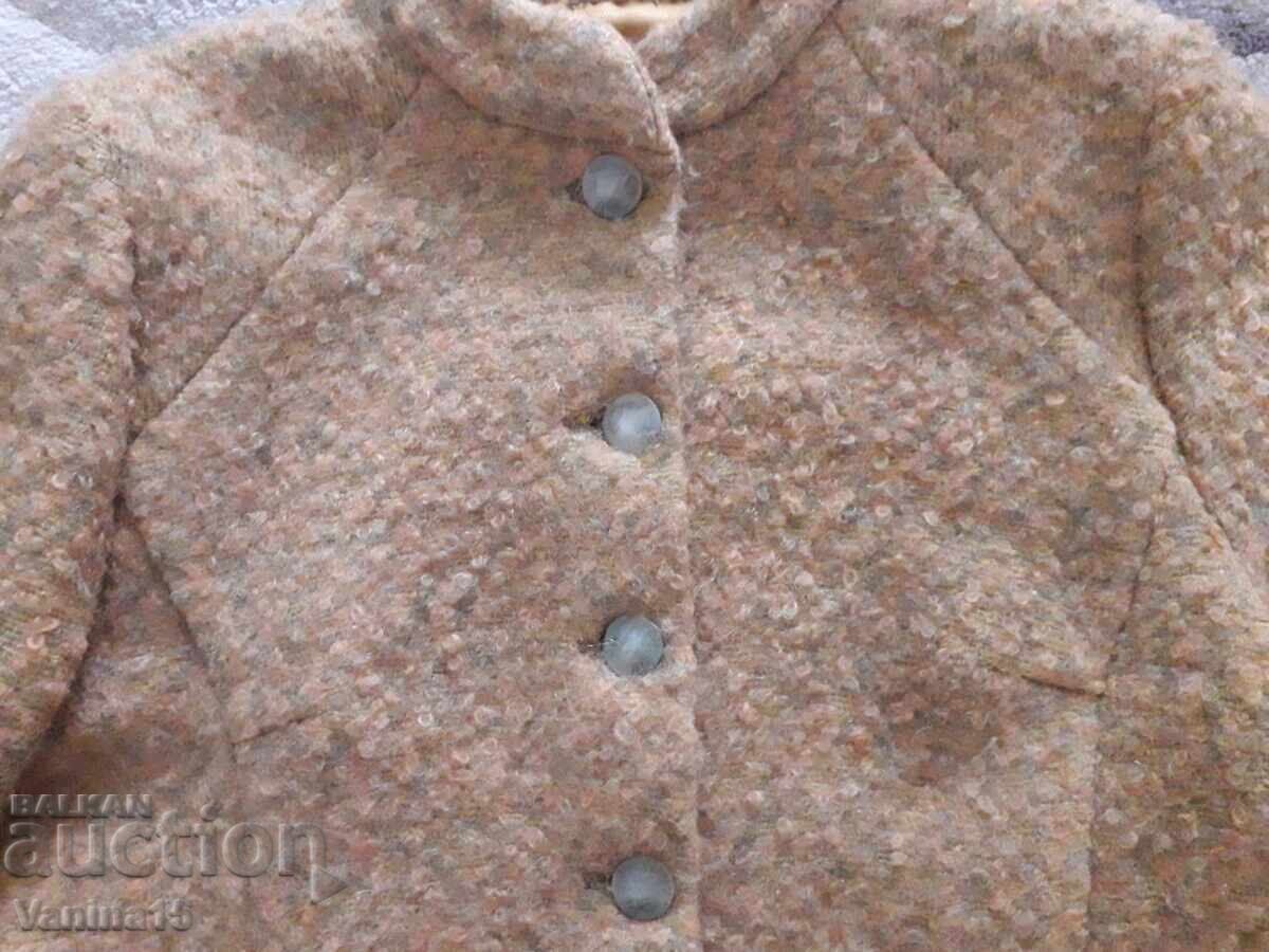 Women's wool bouclé coat - 5