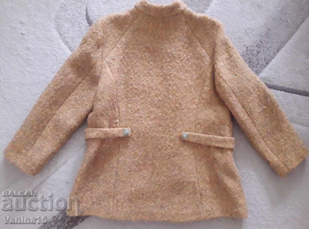 Women's wool bouclé coat - 7