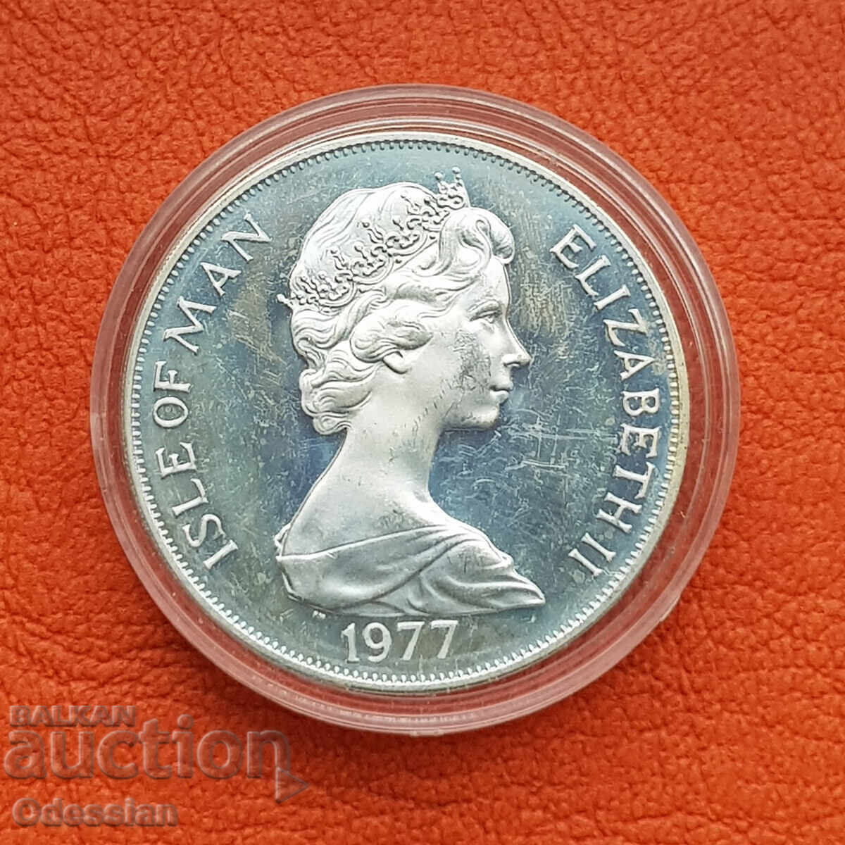 Isle of Man • 1 Crown 1977 • Queen's Message • Silver with price 85.00 BGN | € 43.46 Isle of Man • 1 Crown 1977 • Queen's Message • Silver with price 85.00 BGN | € 43.46