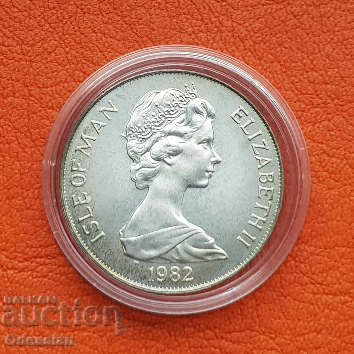 Остров Ман • 1 крона 1982 • Световно първенство по футбол с цена € 65.00 | 127.13 лв.