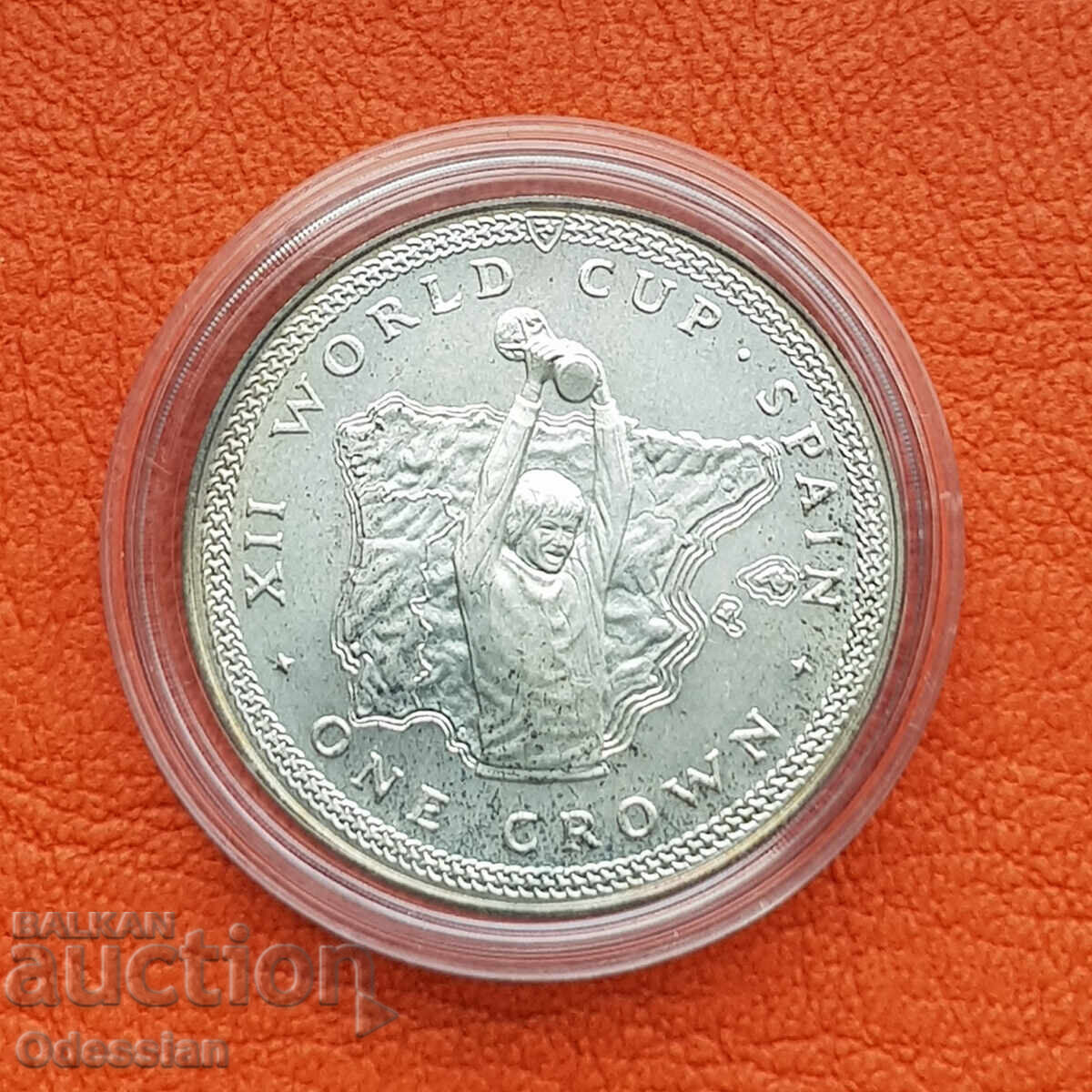 Isle of Man • 1 crown 1982 • World Cup Isle of Man • 1 crown 1982 • World Cup