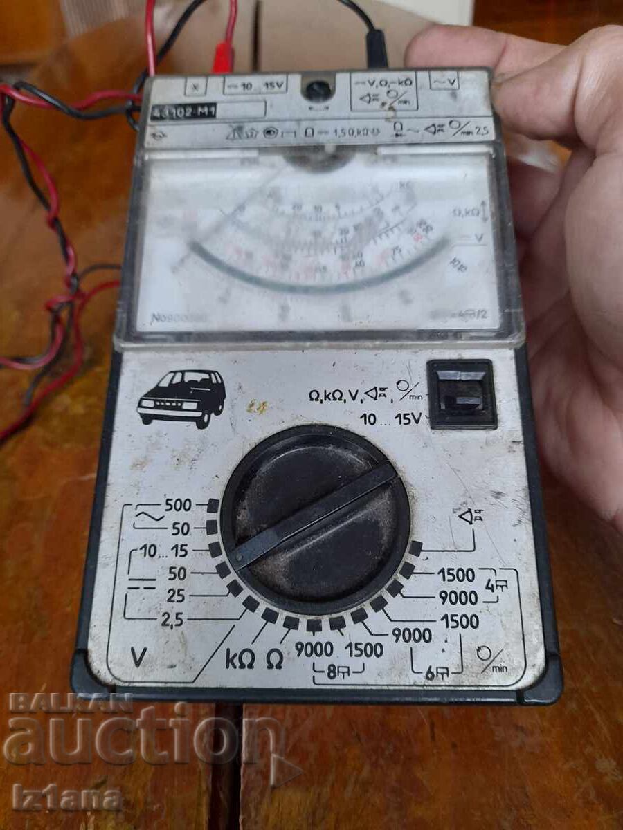 Delivery of Old multimeter, automotive device 43102-M1