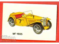 КАЛЕНДАРЧЕ - МГ 1935 - 1990 г