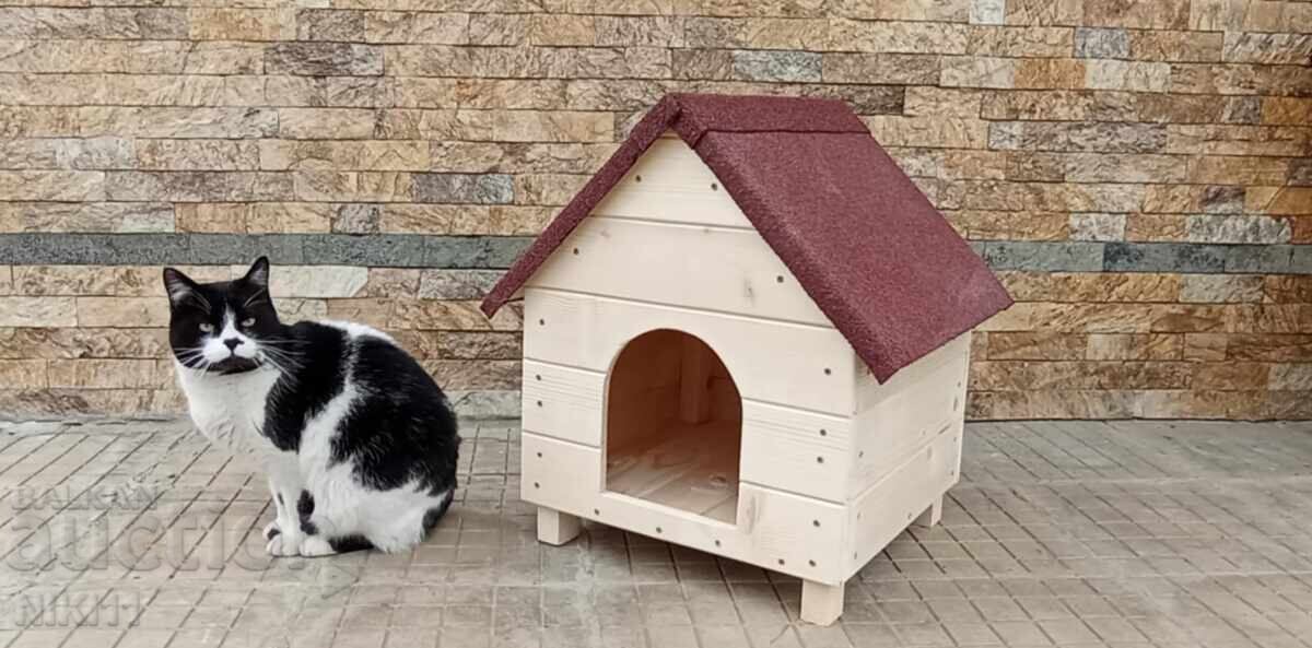 Wooden cat house dog house for cats dogs Wooden cat house dog house for cats dogs