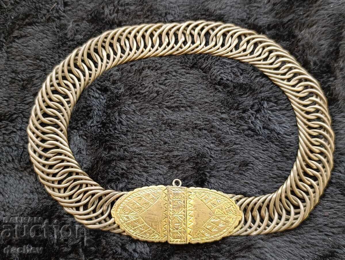 Auction  Rare silver with gold plating Renaissance jewelry Necklace Bitch