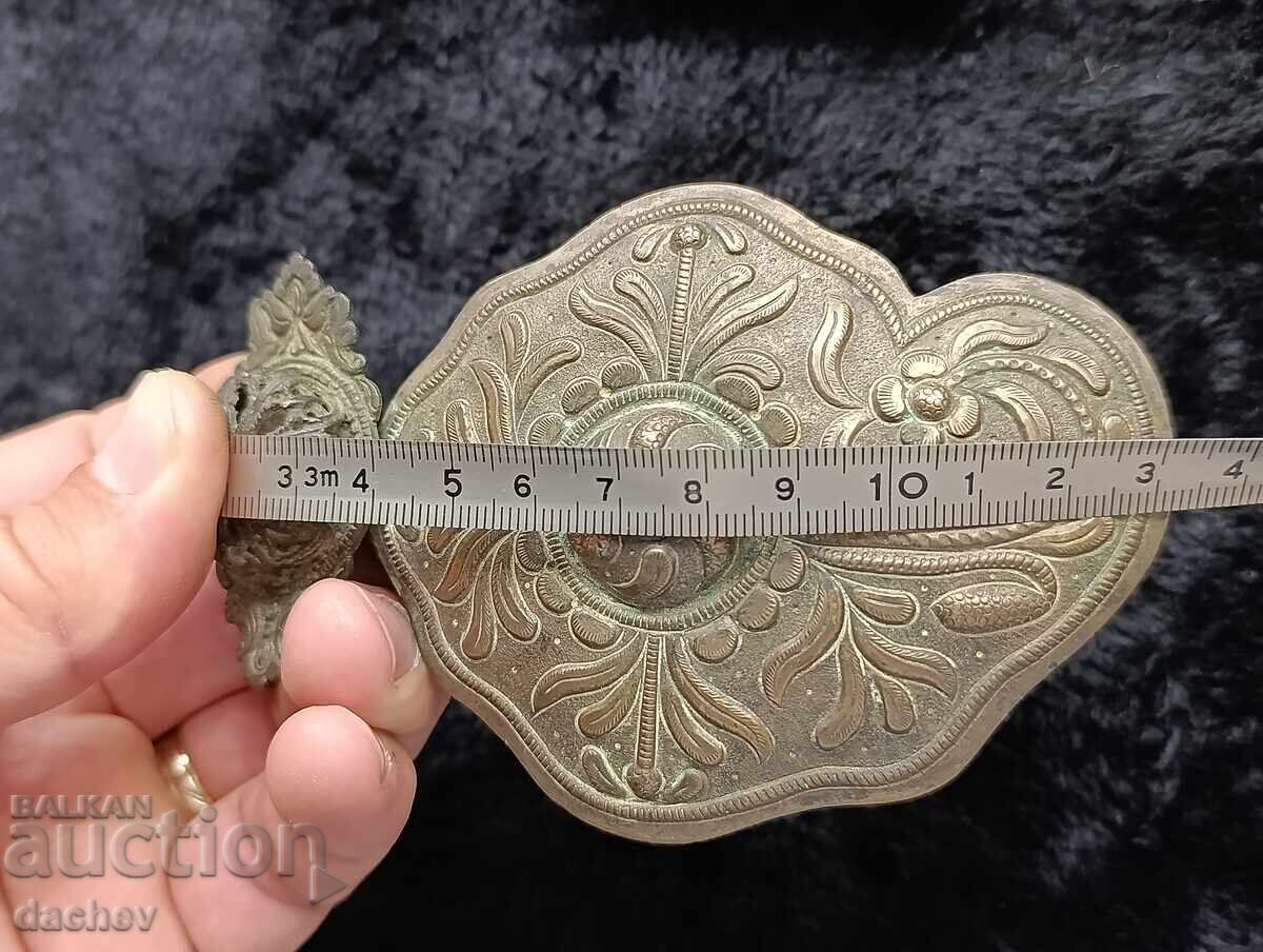 Renaissance Silver Half Buckle Belt Costume 19th Century - 6 Renaissance Silver Half Buckle Belt Costume 19th Century - 6