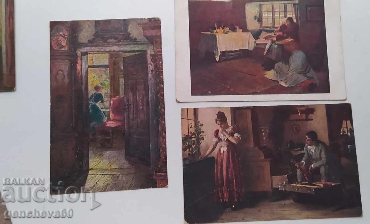 Licitație Cărți poștale vechi 1918, timbre