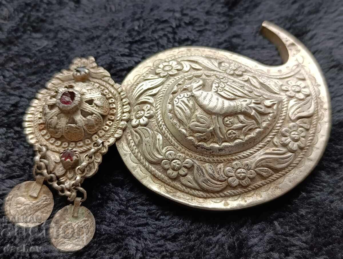 Renaissance Silver Buckle Half Belt Costume 19th Century with price 170.00 BGN | € 86.92