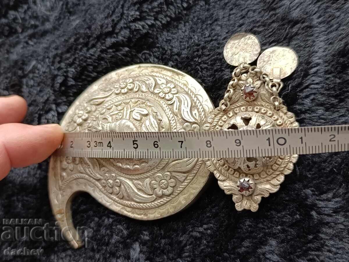 Delivery of Renaissance Silver Buckle Half Belt Costume 19th Century