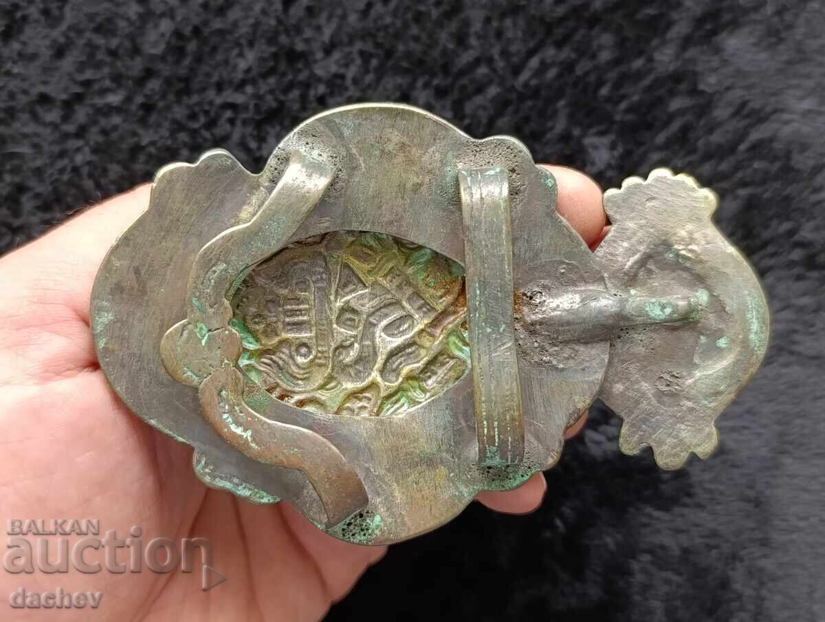 Αναγεννησιακή ασημένια στολή ζώνης με μισή πόρπη 19ου αιώνα με τιμή € 150.00 | 293.37 BGN