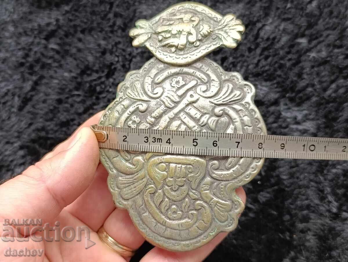 Renaissance Silver Half Buckle Belt Costume 19th Century - 6 Renaissance Silver Half Buckle Belt Costume 19th Century - 6