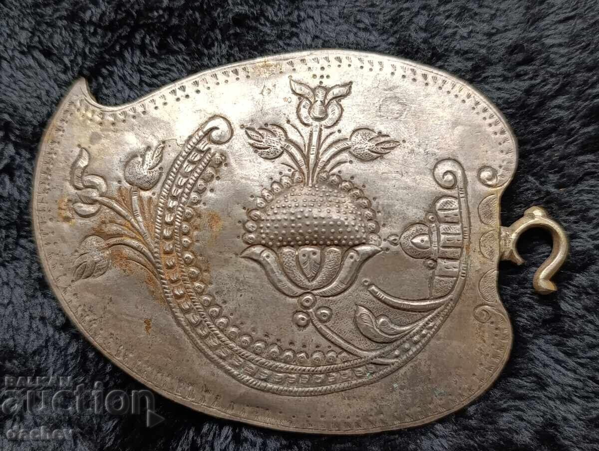 Renaissance Silver Half Buckle Belt Costume 19th Century