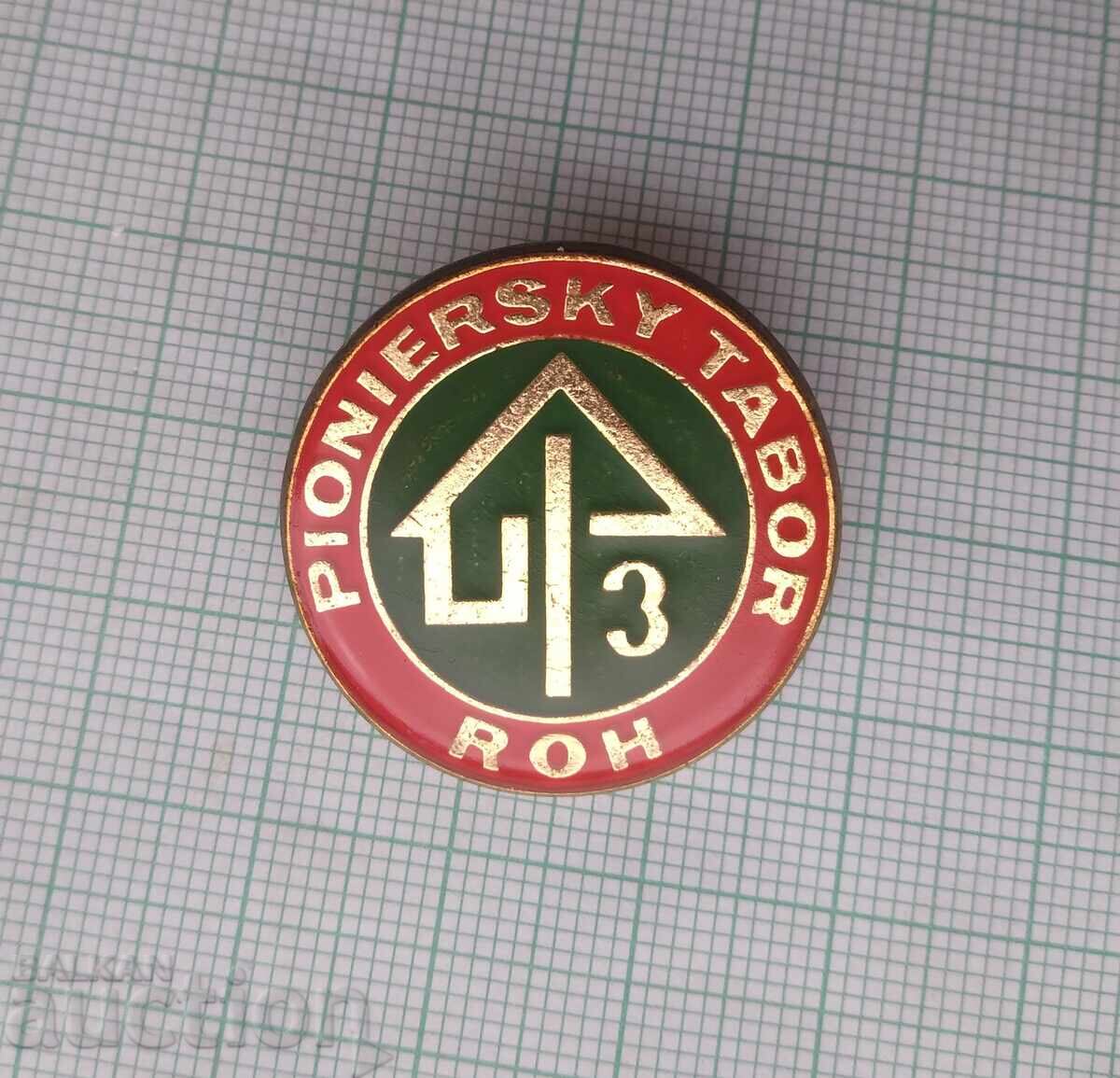 18416 Insigna - Tabăra de pionieri Cehoslovacia cu preț 2.00 BGN | € 1.02 18416 Insigna - Tabăra de pionieri Cehoslovacia cu preț 2.00 BGN | € 1.02