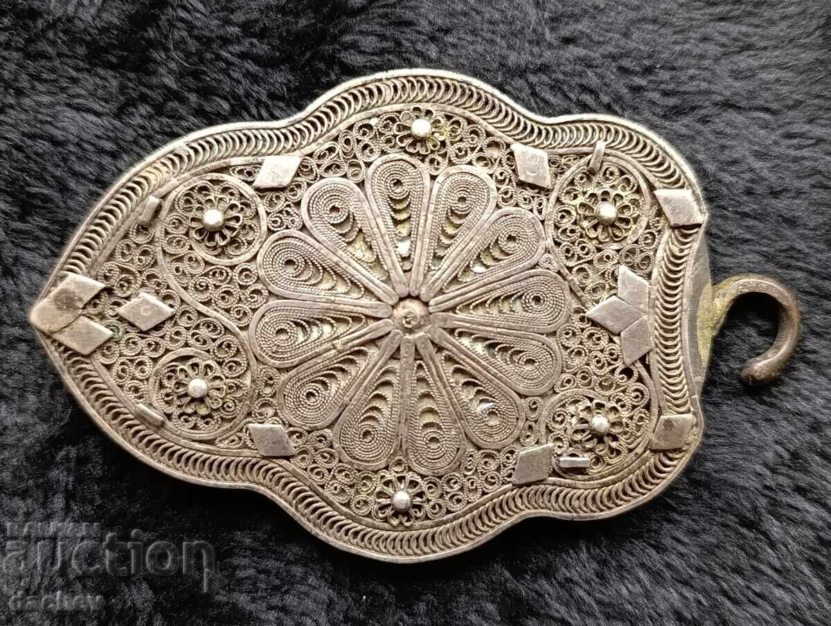 Renaissance Silver Half Buckle Belt Costume 19th Century with price 185.00 BGN | € 94.59 Renaissance Silver Half Buckle Belt Costume 19th Century with price 185.00 BGN | € 94.59