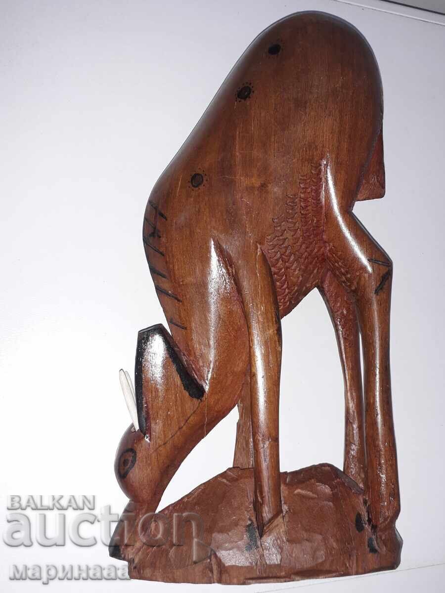 LARGE WOOD CARVING.FIGURE. 1.447 KG with price 26.00 BGN | € 13.29 LARGE WOOD CARVING.FIGURE. 1.447 KG with price 26.00 BGN | € 13.29