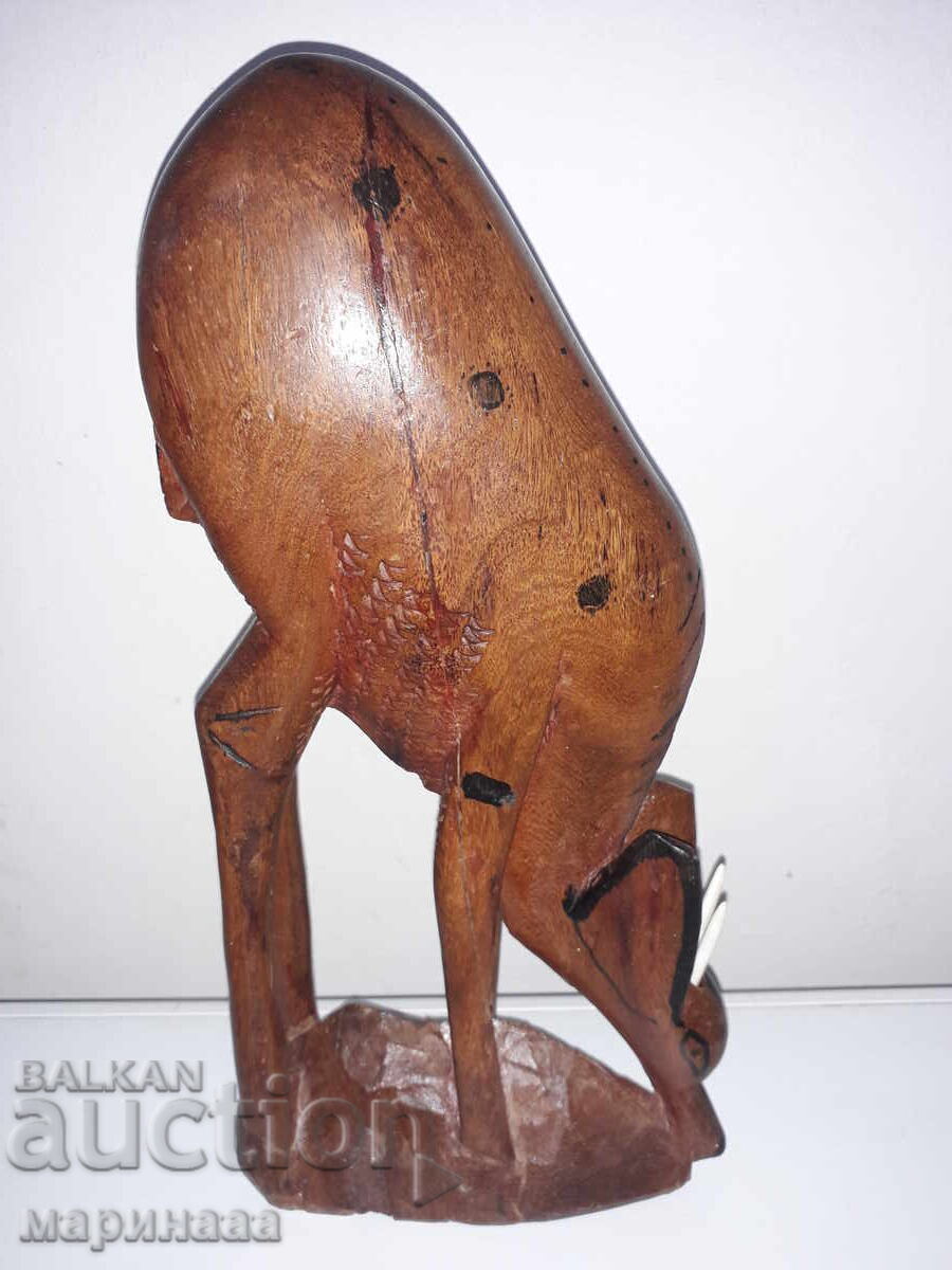 Auction LARGE WOOD CARVING.FIGURE. 1.447 KG Auction LARGE WOOD CARVING.FIGURE. 1.447 KG