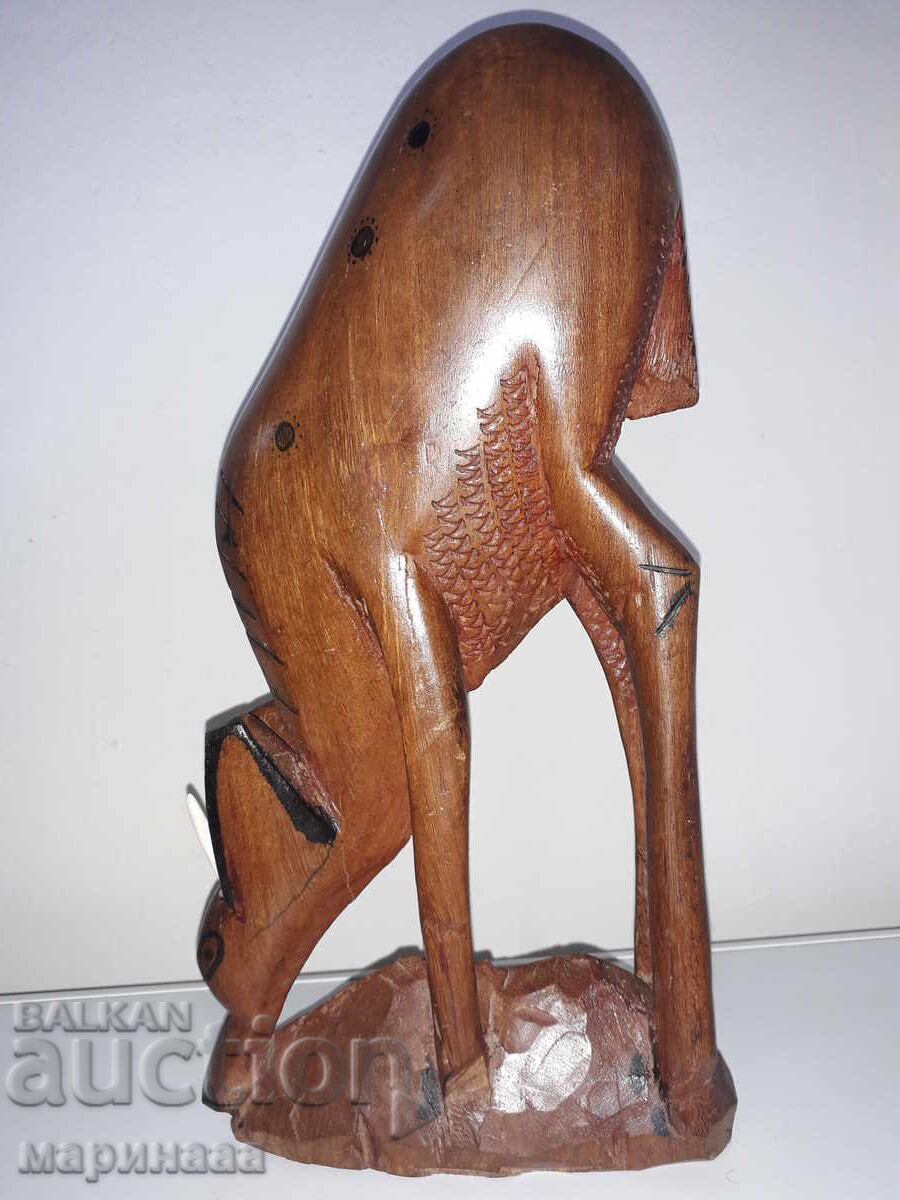 LARGE WOOD CARVING.FIGURE. 1.447 KG LARGE WOOD CARVING.FIGURE. 1.447 KG