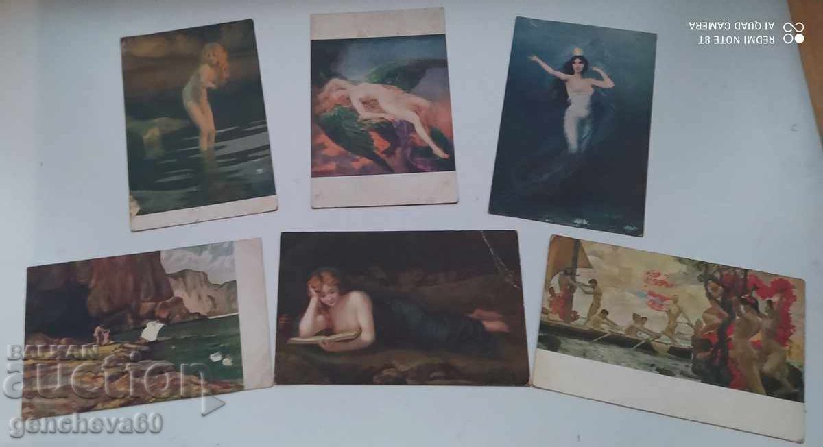 Παλιές ερωτικές καρτ ποστάλ 1916 Παλιές ερωτικές καρτ ποστάλ 1916