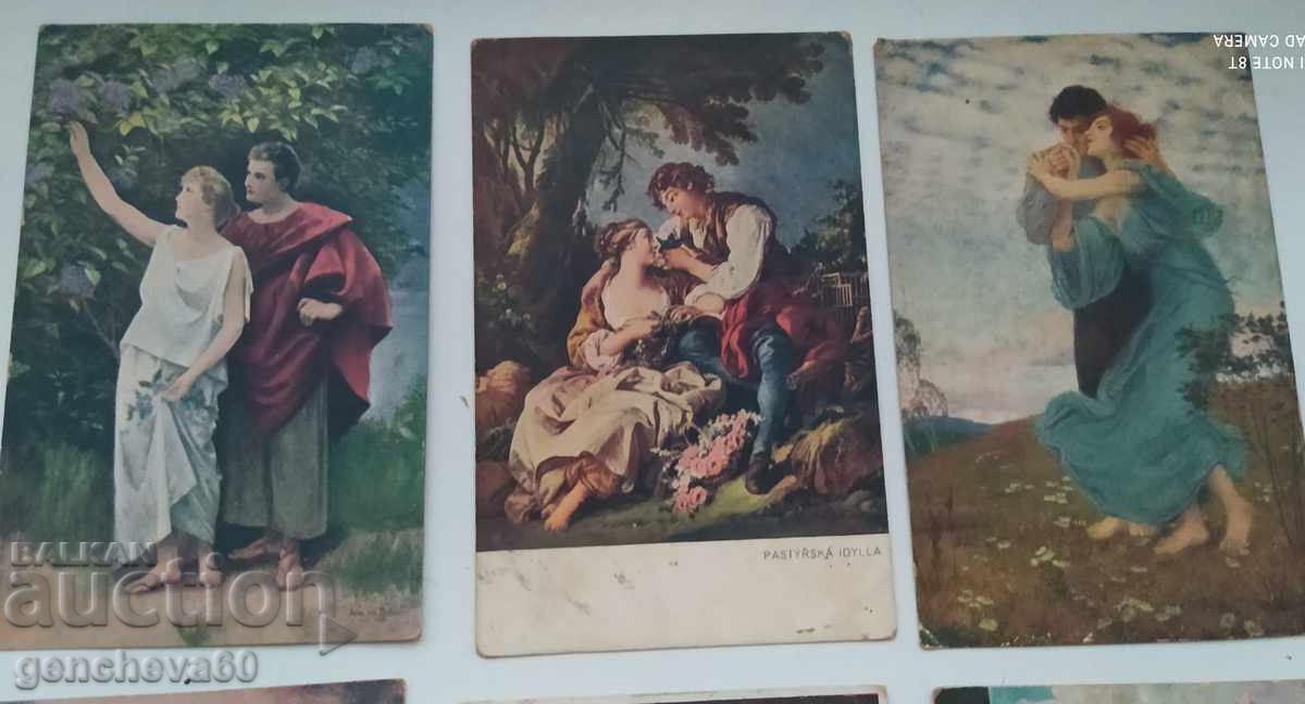 Cărți poștale romantice 1917 cu preț € 12.00 | 23.47 BGN