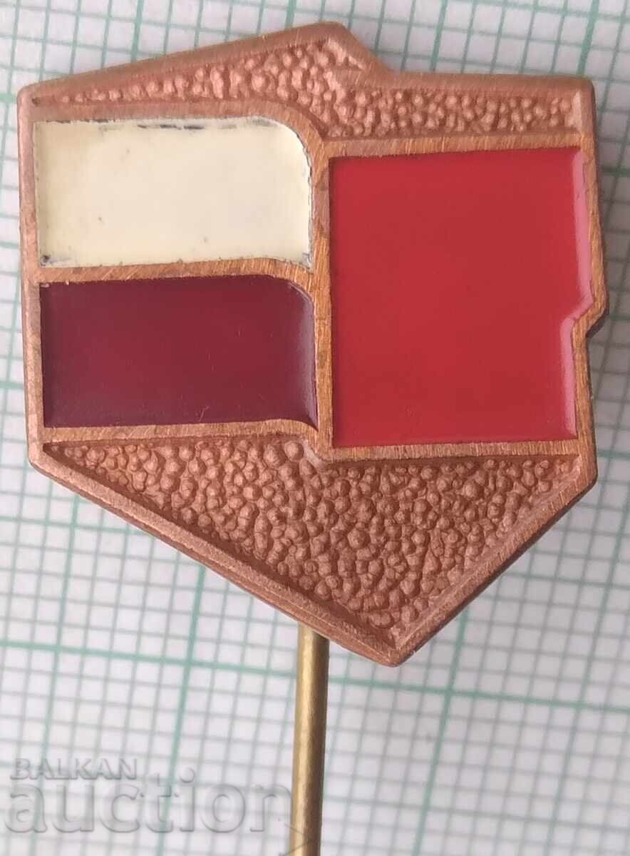 18427 Значка - знаме флаг Полша СССР 18427 Значка - знаме флаг Полша СССР