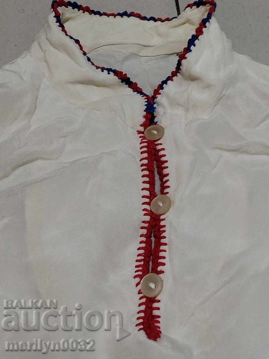 Children's shirt silk Bulgarian embroidery folk costume embroidery with price 99.00 BGN | € 50.62 Children's shirt silk Bulgarian embroidery folk costume embroidery with price 99.00 BGN | € 50.62