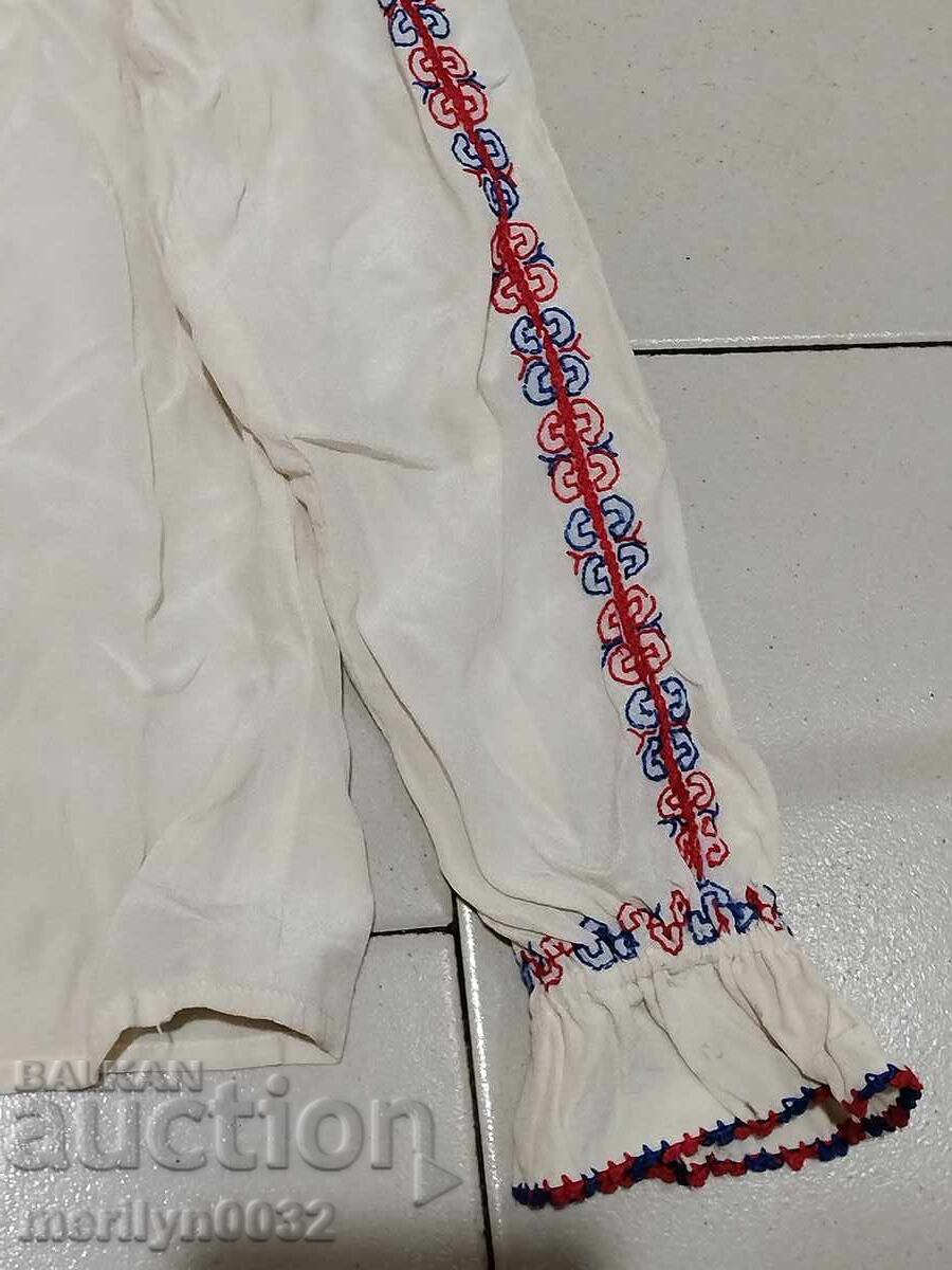 Auction Children's shirt silk Bulgarian embroidery folk costume embroidery Auction Children's shirt silk Bulgarian embroidery folk costume embroidery