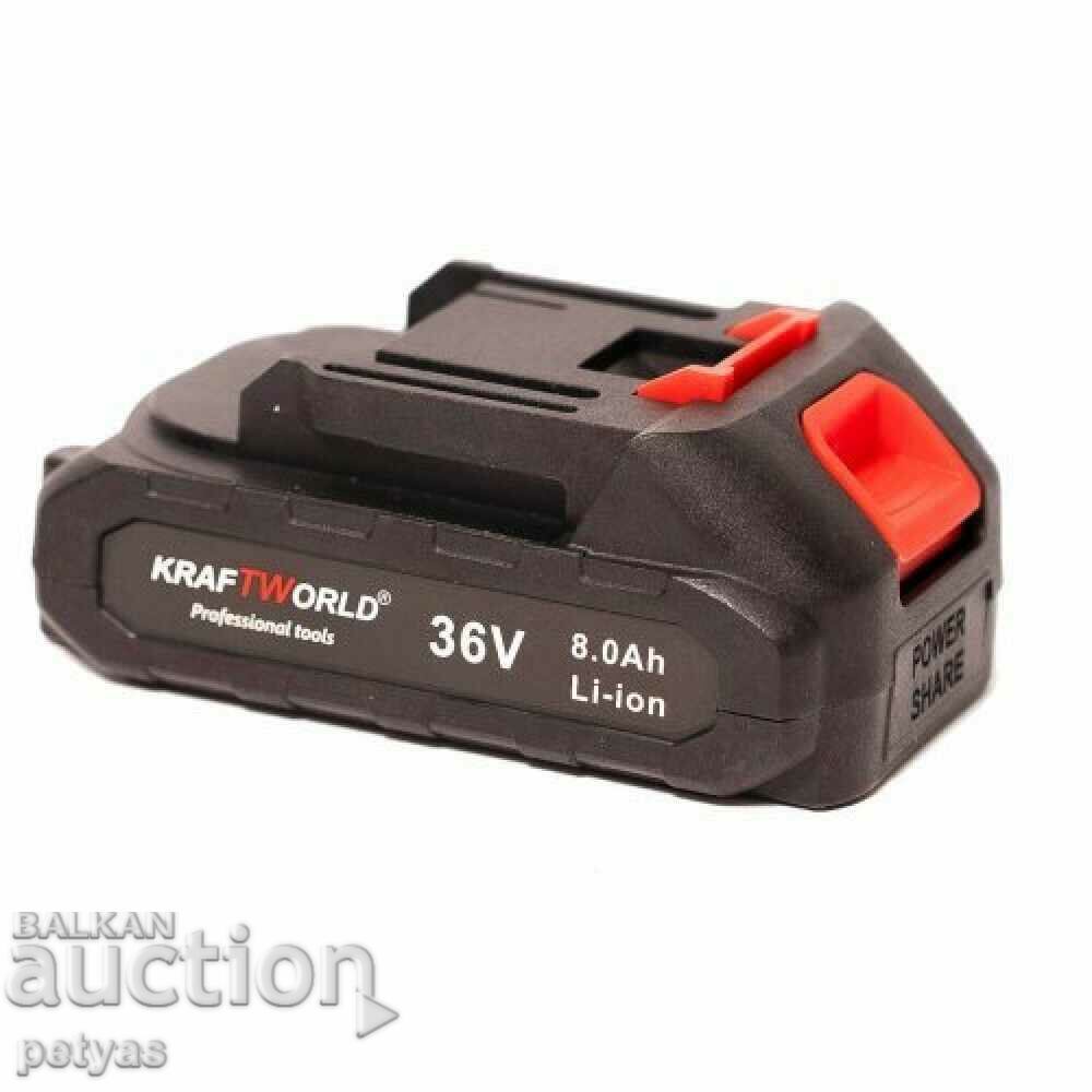 Accumulator battery 36V 8AH for trimmer, angle grinder, screwdriver with price 26.00 BGN | € 13.29