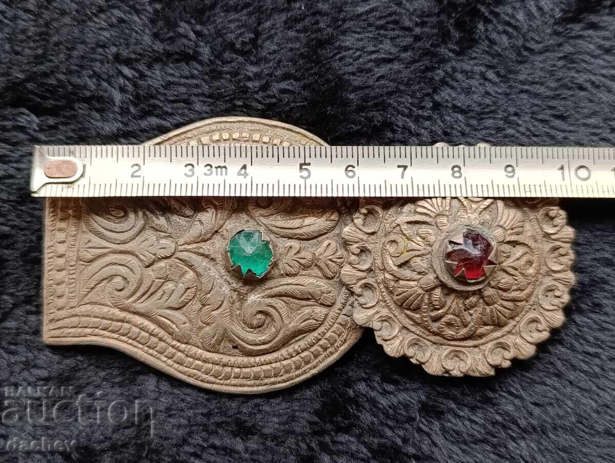 Delivery of Renaissance Silver Half Buckle Belt Costume 19th Century Delivery of Renaissance Silver Half Buckle Belt Costume 19th Century