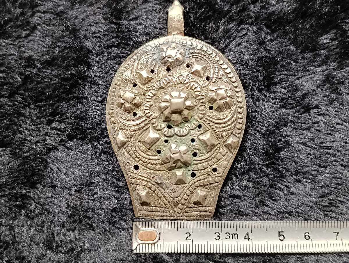 Renaissance Silver Half Buckle Belt Costume 19th Century - 6