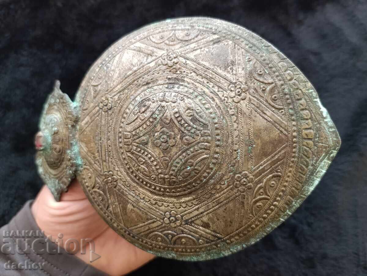 Auction  Renaissance Silver Half Buckle Belt Costume 19th Century