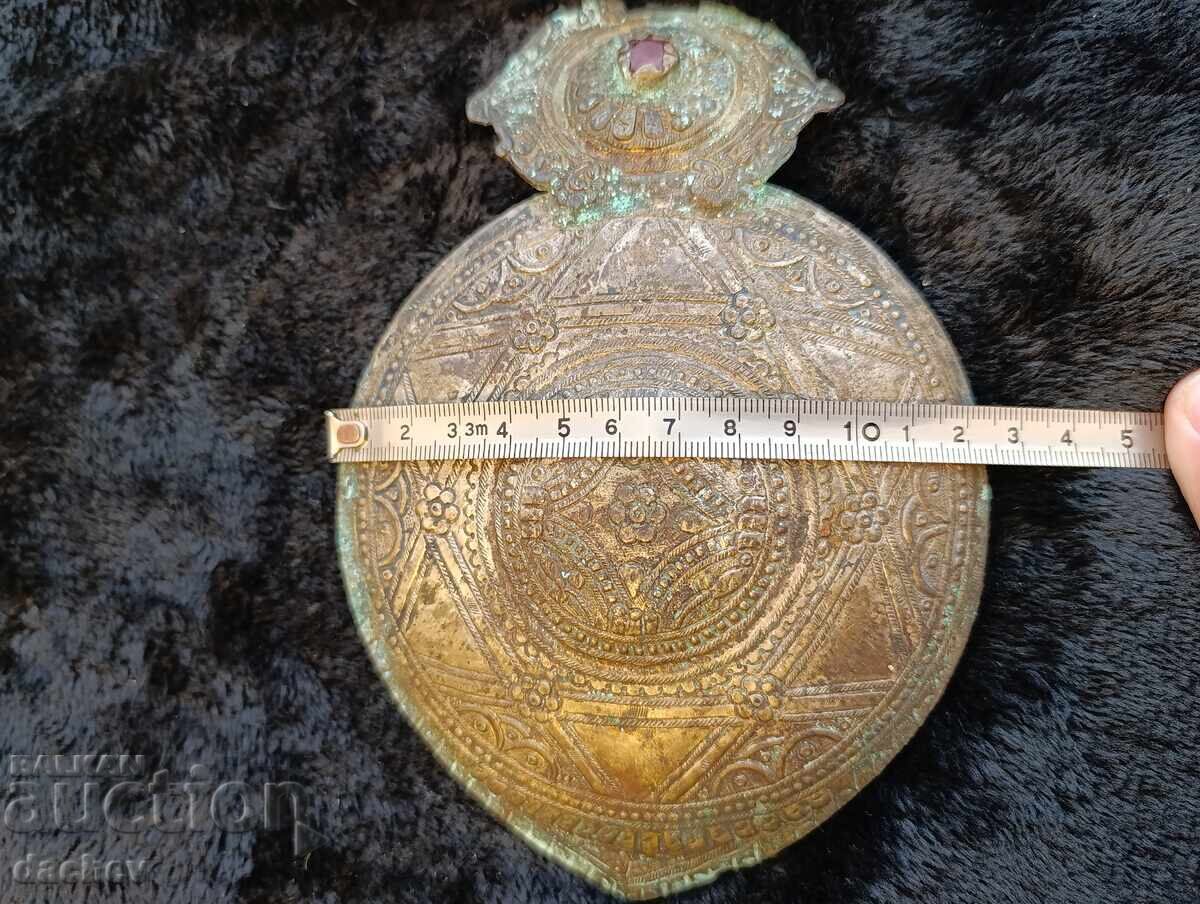 Renaissance Silver Half Buckle Belt Costume 19th Century - 7