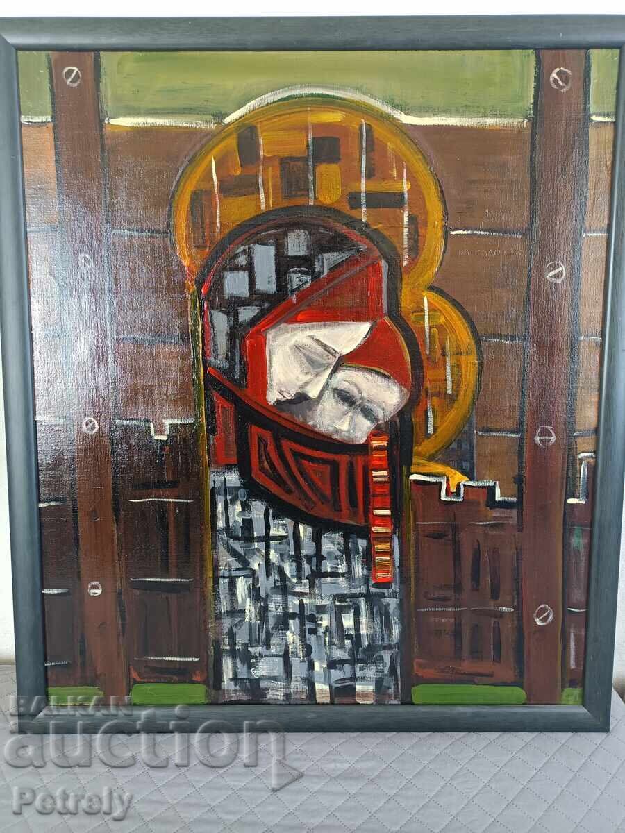 Large oil painting with price 200.00 BGN | € 102.26 Large oil painting with price 200.00 BGN | € 102.26