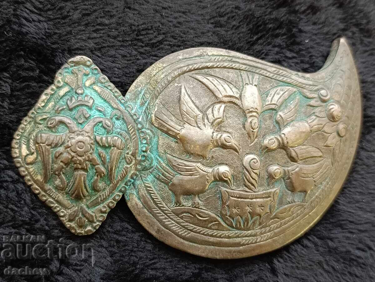 Renaissance Silver Half Buckle Belt Costume 19th Century with price 160.00 BGN | € 81.81