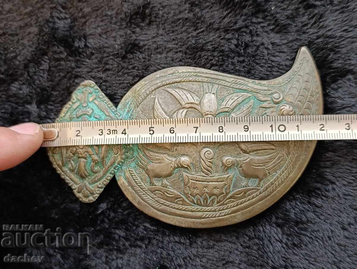 Renaissance Silver Half Buckle Belt Costume 19th Century - 5