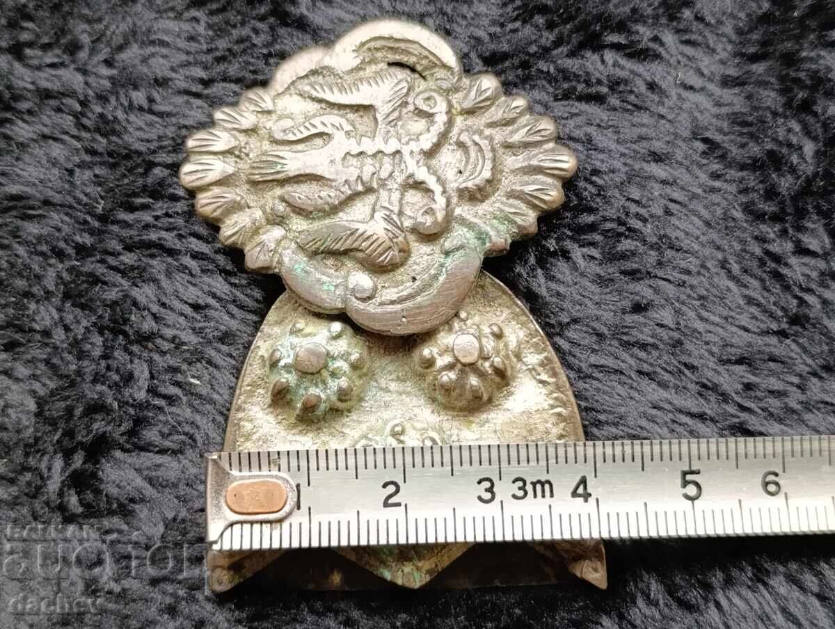 Delivery of Renaissance Silver Half Buckle Belt Costume 19th Century