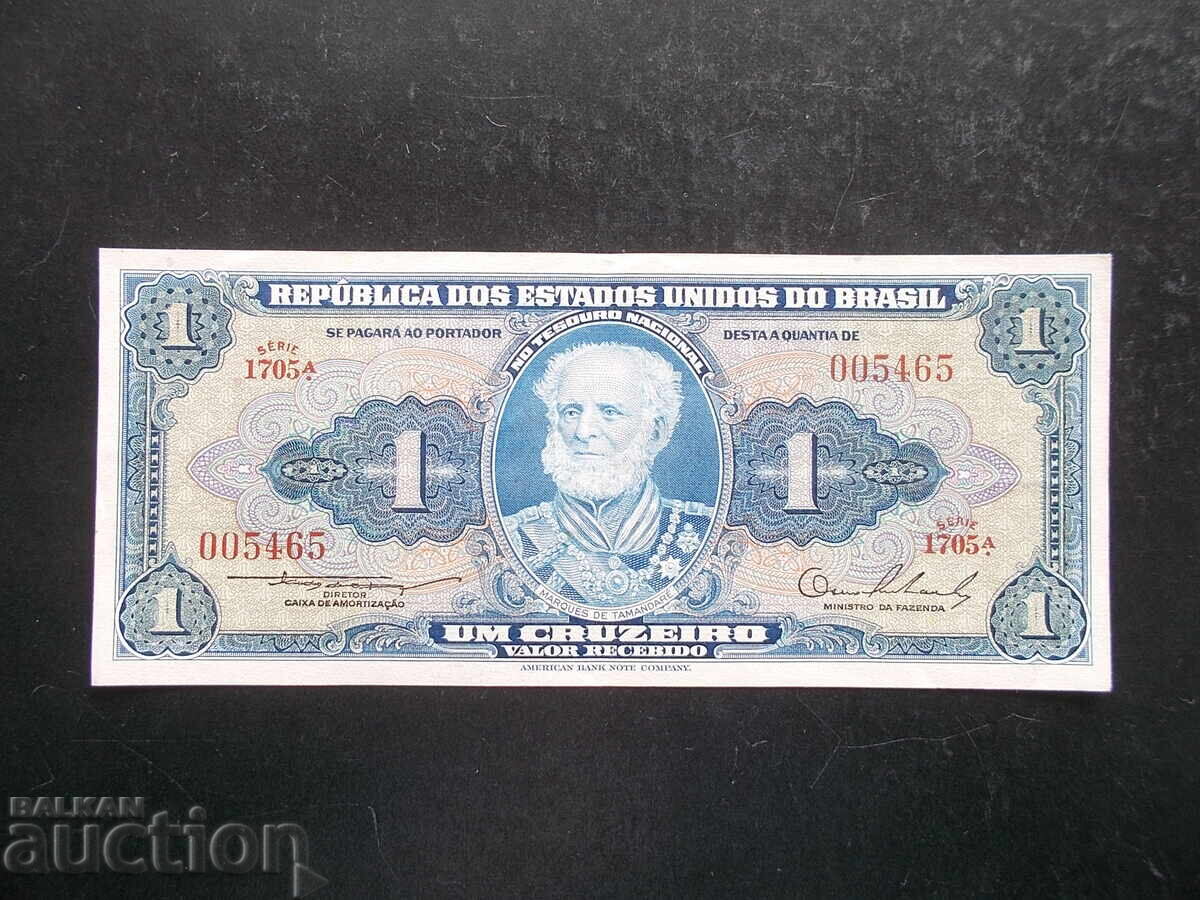 BRAZILIA, 1 cruzeiro BRAZILIA, 1 cruzeiro