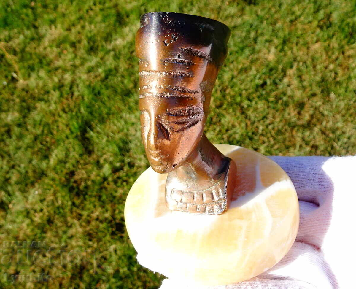 Nefertiti Medna Statuette, Onyx, Paperweight - 6 Nefertiti Medna Statuette, Onyx, Paperweight - 6