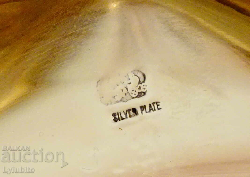 Bronze salad bowl, fruit bowl 24 cm, marked - 6 Bronze salad bowl, fruit bowl 24 cm, marked - 6