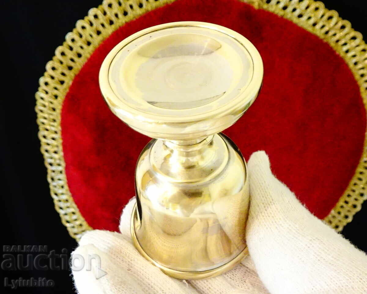 Bronze Rakia Cup with Double Walls - 5 Bronze Rakia Cup with Double Walls - 5