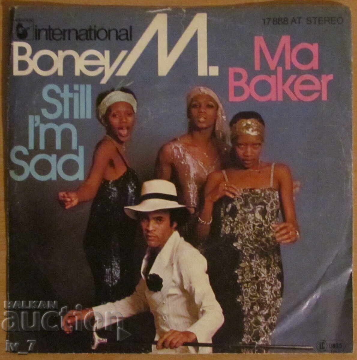 GRAPHOPHONE RECORD - BONNIE M, small format GRAPHOPHONE RECORD - BONNIE M, small format