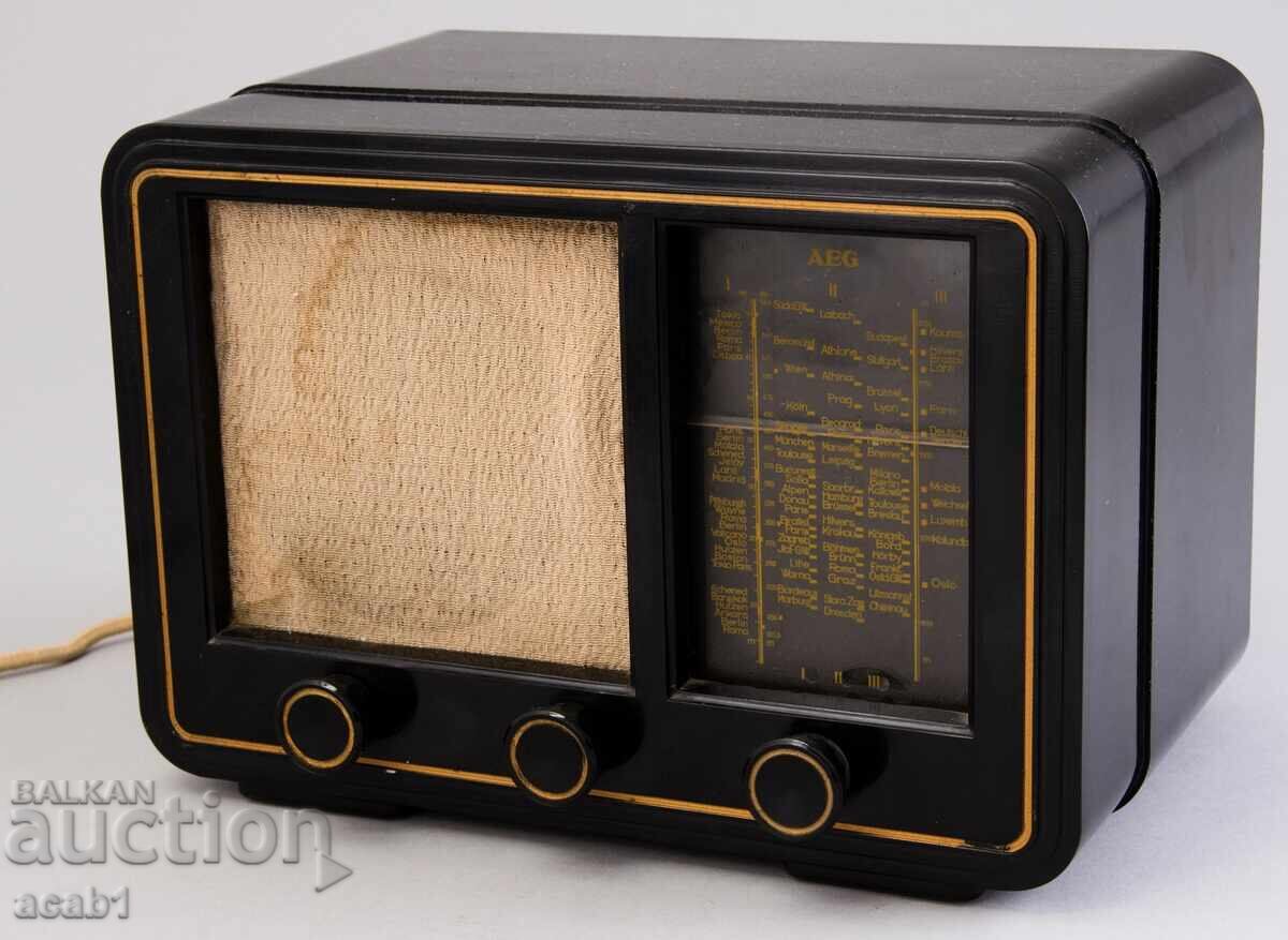 Delivery of Warranty card Radio set AEG 421 GW 1943