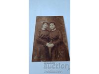 Photo Gabrovo Two young girls 1919