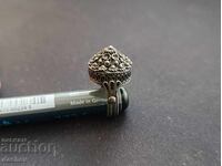 Рядък Възрожденски Сребърен Пръстен Филигран накит носия