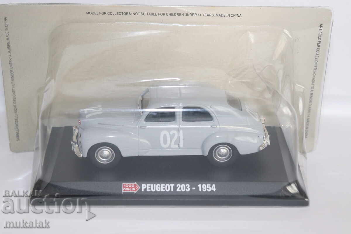 Παράδοση 1:43 PEUGEOT 203 - 1954 ΑΥΤΟΚΙΝΗΤΟ ΡΕΤΡΟ ΜΟΝΤΕΛΟ Παράδοση 1:43 PEUGEOT 203 - 1954 ΑΥΤΟΚΙΝΗΤΟ ΡΕΤΡΟ ΜΟΝΤΕΛΟ