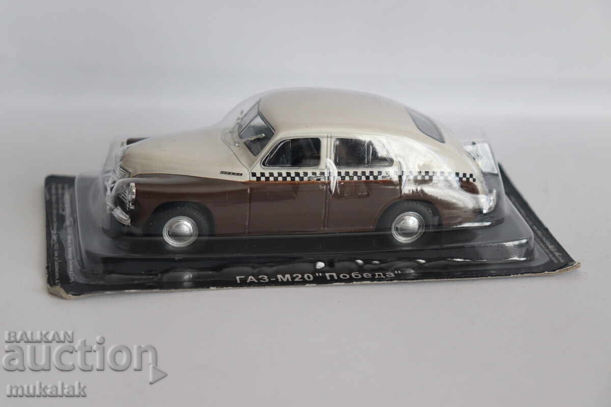 1:43 GAZ M 20 VICTORY GAZ TAXI TROLLEY RETRO MODEL 1:43 GAZ M 20 VICTORY GAZ TAXI TROLLEY RETRO MODEL