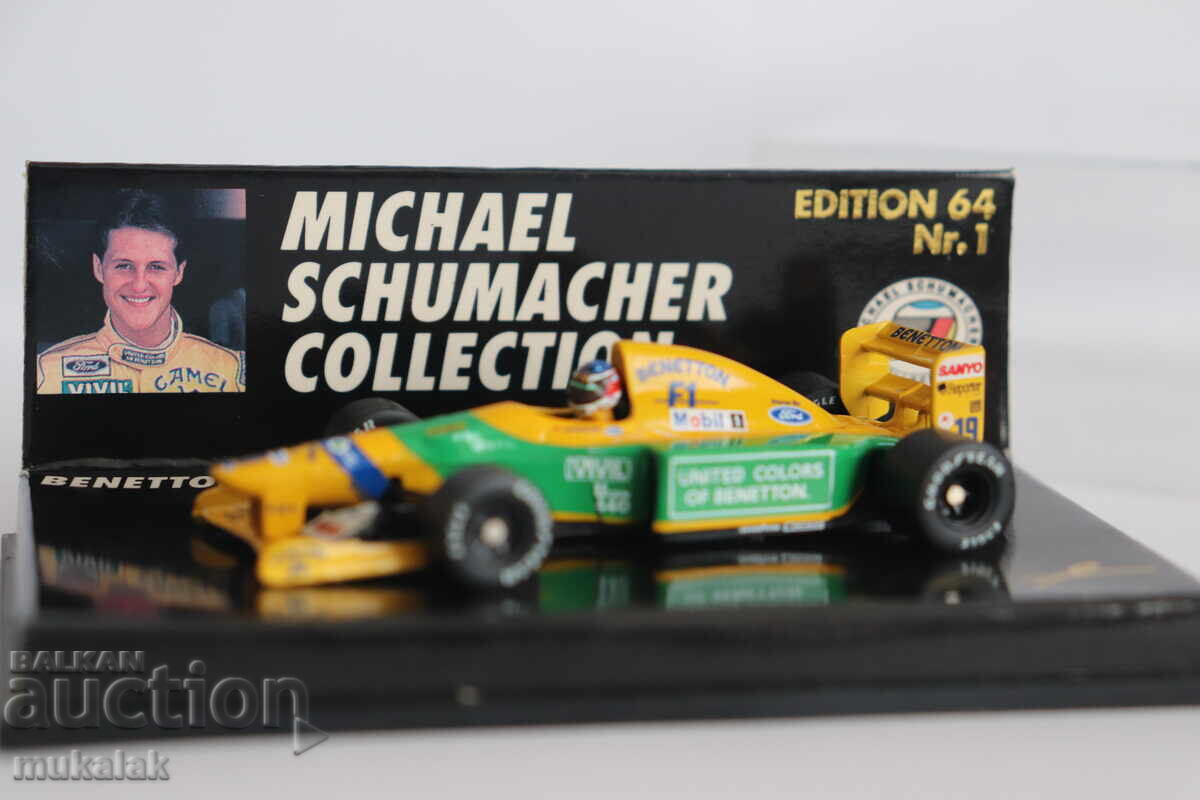 Delivery of 1:64 MINICHAMPS BENETTON FORD FORMULA 1 F1 MODEL Delivery of 1:64 MINICHAMPS BENETTON FORD FORMULA 1 F1 MODEL