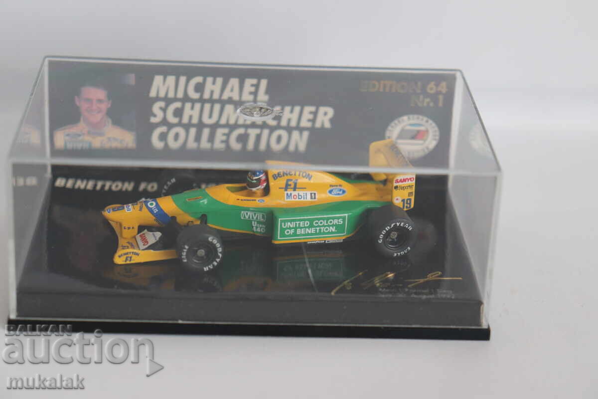 1:64 MINICHAMPS BENETTON FORD FORMULA 1 F1 MODEL 1:64 MINICHAMPS BENETTON FORD FORMULA 1 F1 MODEL