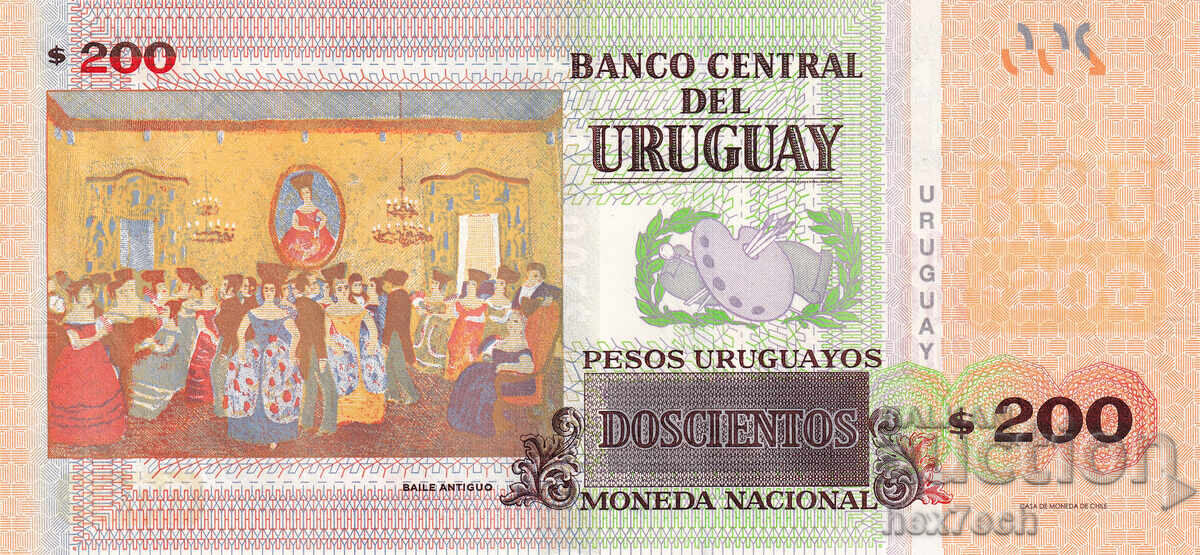 Auction  ❤️ ⭐ Uruguay 2019 200 pesos UNC new ⭐ ❤️