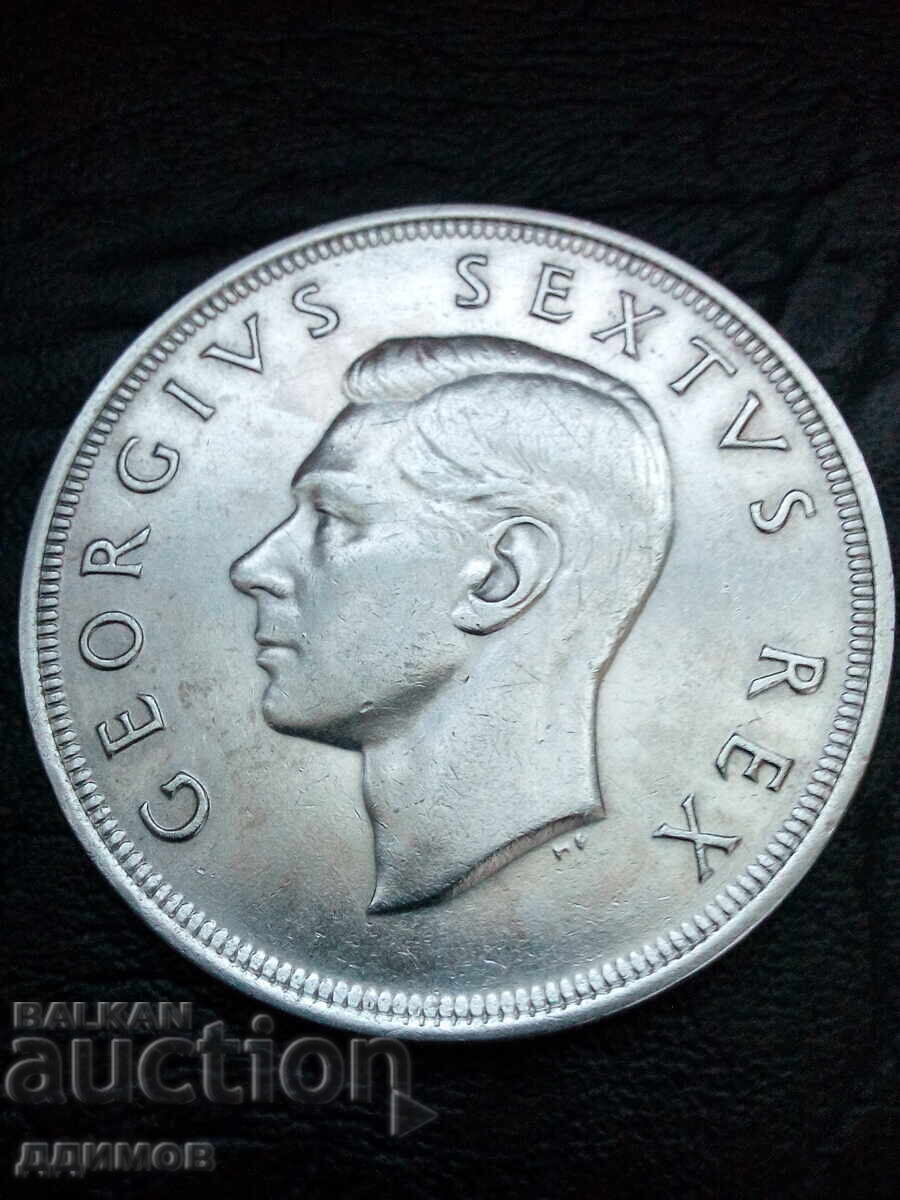 5 шилинга 1952 година Южна Африка Джeордж Vl сребро с цена 75.00 лв. | € 38.35 5 шилинга 1952 година Южна Африка Джeордж Vl сребро с цена 75.00 лв. | € 38.35